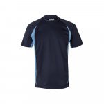 VL SLAYER. Tricou tehnic bicolor bird-eye (160g/m&sup2;), din poliester (100%) - Albastru/Albastru deschis