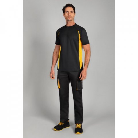 VL SLAYER. Tricou tehnic bicolor bird-eye (160g/m&sup2;), din poliester (100%)