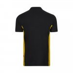 VL SUPAY. Dvoubarevn&aacute; pik&eacute; poloko&scaron;ile (180 g/m&sup2;), kr&aacute;tk&yacute; ruk&aacute;v, z bavlny (60 %) a polyesteru (40 %) - Čern&aacute;/Žlut&aacute;