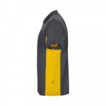 VL SUPAY. Dvoubarevn&aacute; pik&eacute; poloko&scaron;ile (180 g/m&sup2;), kr&aacute;tk&yacute; ruk&aacute;v, z bavlny (60 %) a polyesteru (40 %) - &Scaron;ed&aacute;/Žlut&aacute;