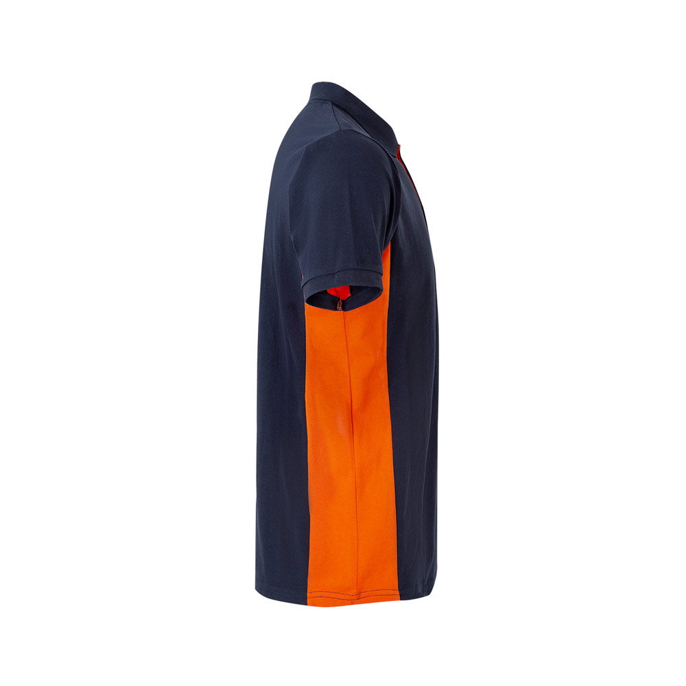 VL SUPAY. Polo bicolore piqué (180g/m²), a maniche corte, in cotone (60%) e poliestere (40%)