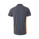 VL SUPAY. Dvoubarevn&aacute; pik&eacute; poloko&scaron;ile (180 g/m&sup2;), kr&aacute;tk&yacute; ruk&aacute;v, z bavlny (60 %) a polyesteru (40 %) - &Scaron;ed&aacute;/Oranžov&aacute;