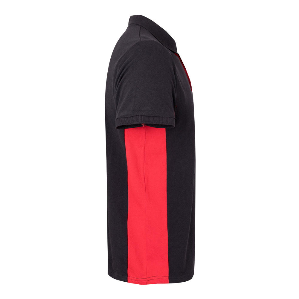 VL SUPAY. Polo bicolore piqué (180g/m²), a maniche corte, in cotone (60%) e poliestere (40%)