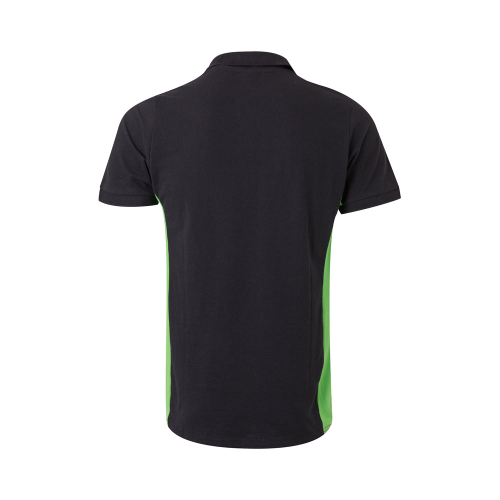 VL SUPAY. Polo bicolore piqué (180g/m²), a maniche corte, in cotone (60%) e poliestere (40%)