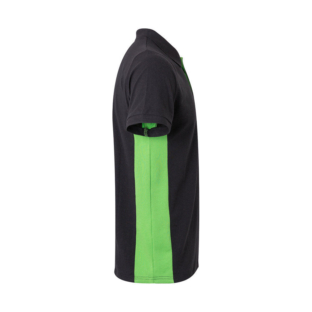 VL SUPAY. Polo bicolore piqué (180g/m²), a maniche corte, in cotone (60%) e poliestere (40%)