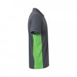 VL SUPAY. Dvoubarevn&aacute; pik&eacute; poloko&scaron;ile (180 g/m&sup2;), kr&aacute;tk&yacute; ruk&aacute;v, z bavlny (60 %) a polyesteru (40 %) - &Scaron;ed&aacute;/Zelen&aacute;