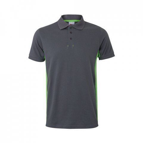 VL SUPAY. Dvoubarevn&aacute; pik&eacute; poloko&scaron;ile (180 g/m&sup2;), kr&aacute;tk&yacute; ruk&aacute;v, z bavlny (60 %) a polyesteru (40 %) - &Scaron;ed&aacute;/Zelen&aacute;