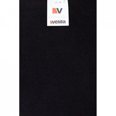 VL SVAROG. Felpa in spugna bicolore (260g/m&sup2;), in poliestere (65%) e cotone (35%) - Nero/Rosso