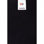 VL SVAROG. Felpa in spugna bicolore (260g/m&sup2;), in poliestere (65%) e cotone (35%) - Nero/Rosso