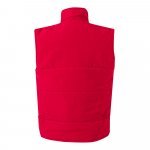 VL MEFITIS. Colete acolchoado multibolsos  (220g/m&sup2;), em poli&eacute;ster (100%) - Vermelho