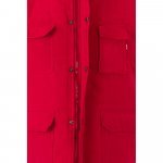 VL MEFITIS. Colete acolchoado multibolsos  (220g/m&sup2;), em poli&eacute;ster (100%) - Vermelho