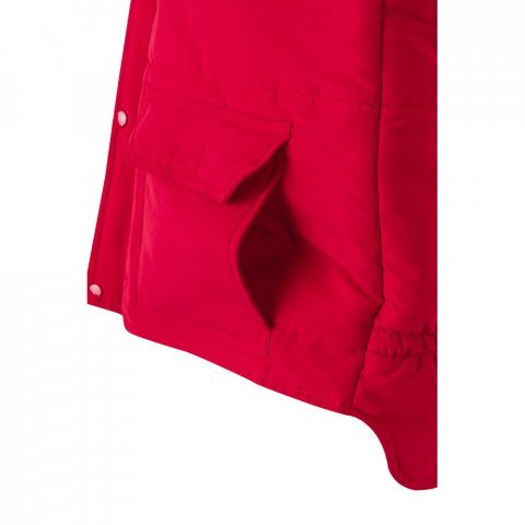 VL MEFITIS. Colete acolchoado multibolsos  (220g/m&sup2;), em poli&eacute;ster (100%) - Vermelho