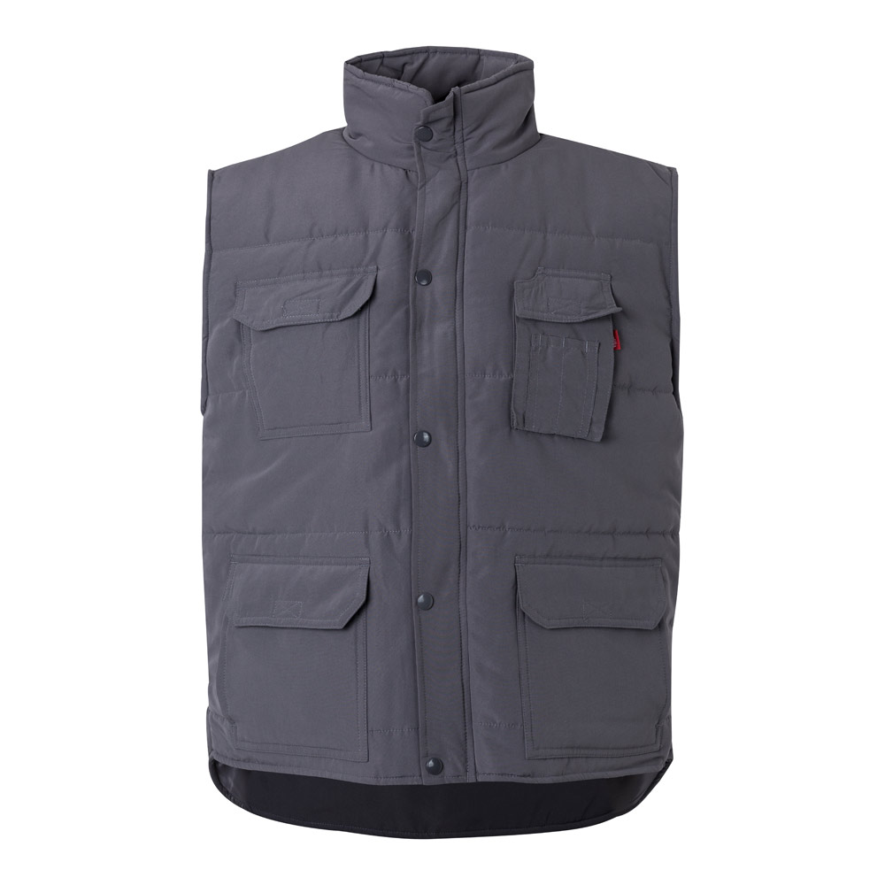 VL MEFITIS. Gilet imbottito con diverse tasche (220g/m²), in poliestere (100%)