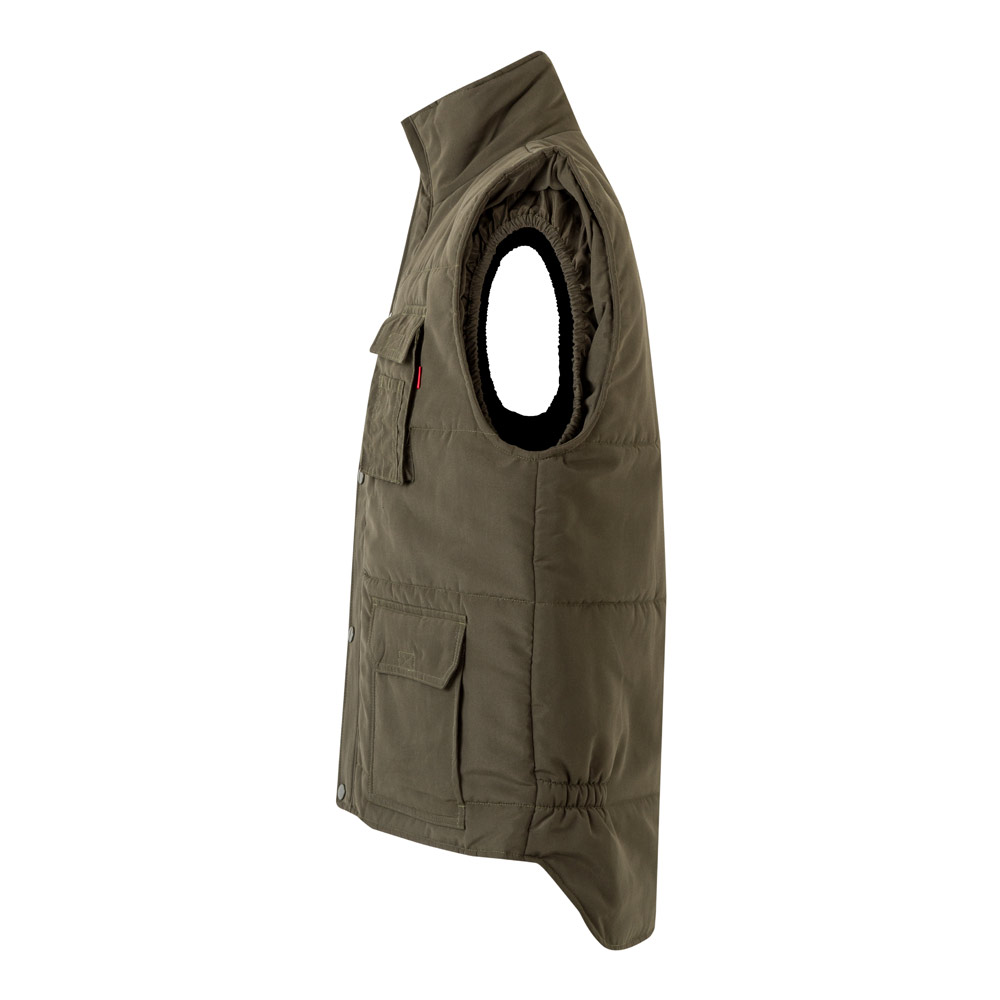 VL MEFITIS. Gilet imbottito con diverse tasche (220g/m²), in poliestere (100%)