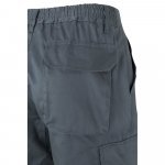 VL ATHENA. Pantaloni din twill &icirc;n două tonuri (210g/m&sup2;), căptușiți, cu mai multe buzunare, din bumbac (20%) și poliester (80%) - Gri/Galben