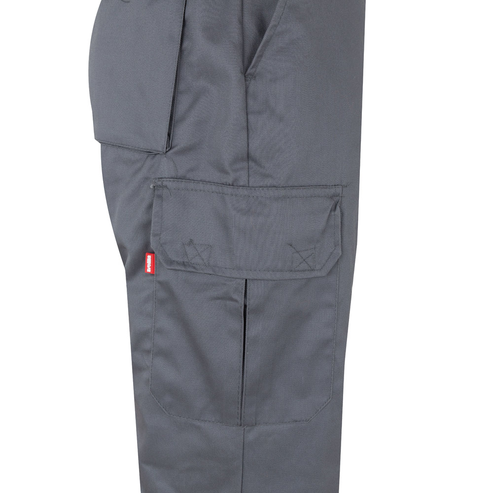 VL ATHENA. Pantaloni in twill bicolore, foderati, con diverse tasche, in cotone (20%) e poliestere (80%)