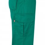 VL POSEIDON. Двуцветни панталони от плат с много джобове (210 г/м&sup2;), от памук (20%) и полиестер (80%) - зелен/жълт