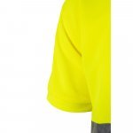 VL CUPID. Polo piqu&eacute; bicolore (160g/m&sup2;) &agrave; manches courtes, en polyester (100%) - Vert/Jaune