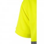 VL CUPID. Polo piqu&eacute; bicolore (160g/m&sup2;) &agrave; manches courtes, en polyester (100%) - Vert kaki/Jaune