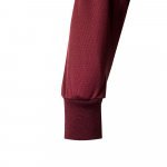 VL VULCAN LARGE. Zweifarbiges Poloshirt im Bird-Eye-Design (160g/m&sup2;) mit langen &Auml;rmeln, aus Polyester (100%) - Burgunder/Gelb