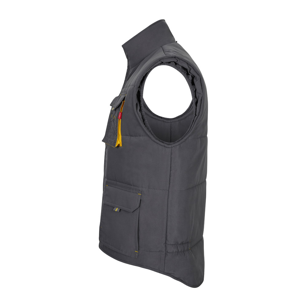 VL NERGAL. Gilet imbottito, bicolore e con diverse tasche (120g/m²), in poliestere (100%)