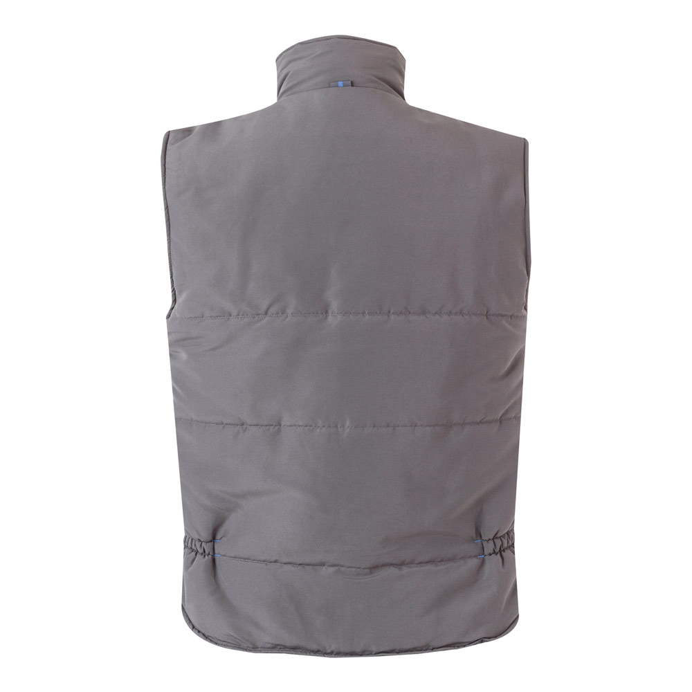 VL NERGAL. Gilet imbottito, bicolore e con diverse tasche (120g/m²), in poliestere (100%)