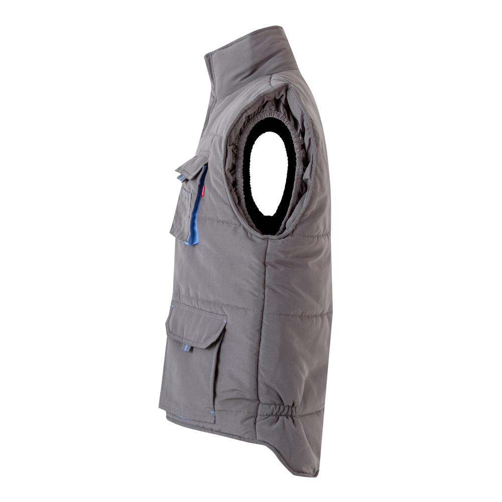VL NERGAL. Gilet imbottito, bicolore e con diverse tasche (120g/m²), in poliestere (100%)