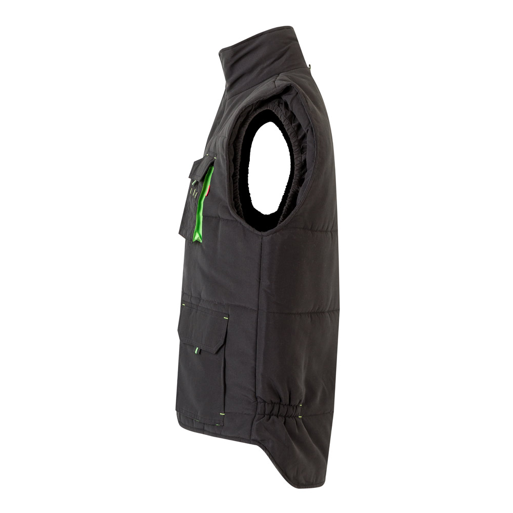 VL NERGAL. Gilet imbottito, bicolore e con diverse tasche (120g/m²), in poliestere (100%)