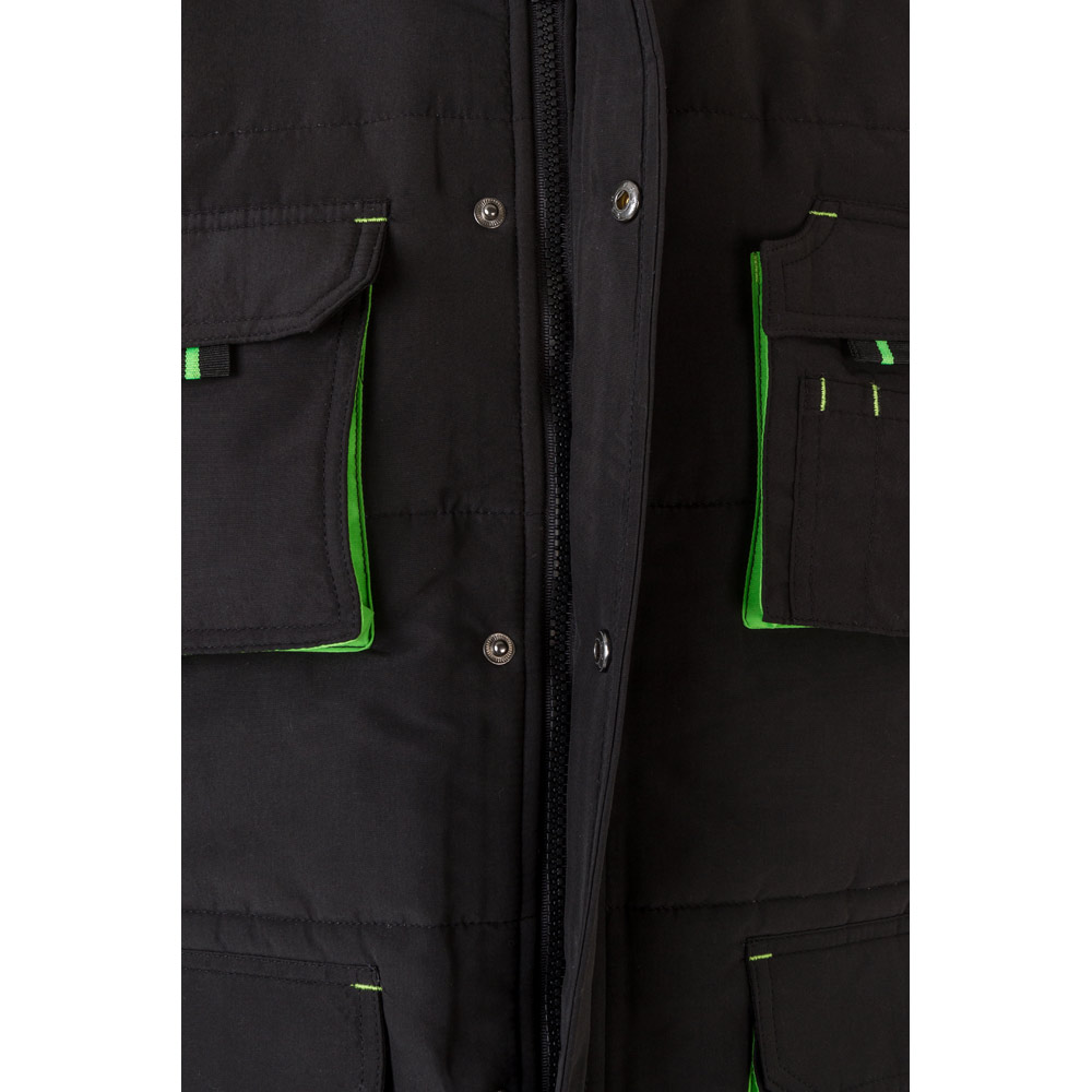 VL NERGAL. Gilet imbottito, bicolore e con diverse tasche (120g/m²), in poliestere (100%)