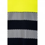 VL BASTET. Dvoubarevn&eacute; pik&eacute; tričko (150 g/m&sup2;), z bavlny (55 %) a polyesteru (45 %) - Modr&aacute;/Žlut&aacute;