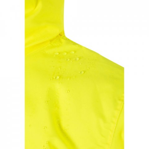 VL THEMIS. Parka bicolore (190g/m&sup2;), in poliestere (100%), con rivestimento in PU - Blu scuro/Giallo