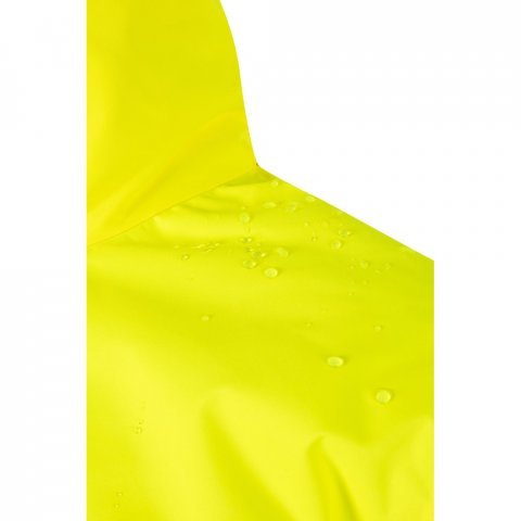 VL THEMIS. Parka bicolore (190g/m&sup2;), in poliestere (100%), con rivestimento in PU - Verde/Giallo