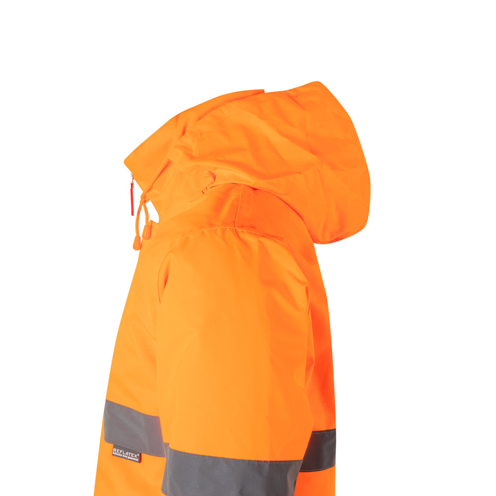 VL THEMIS. Parka bicolore (190g/m²), in poliestere (100%), con rivestimento in PU