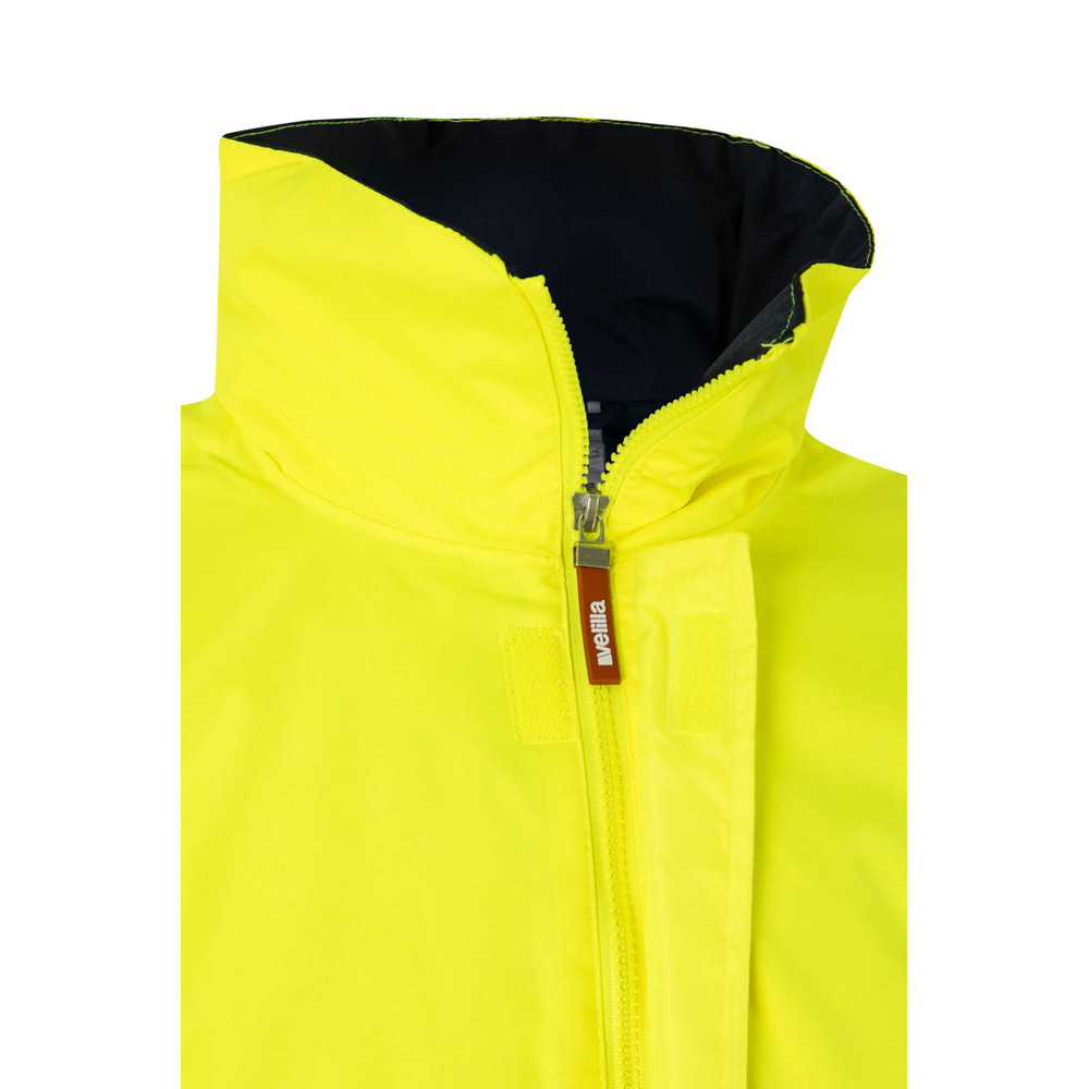 VL THEMIS LARGE. Parka bicolore (190g/m²), in poliestere (100%), con rivestimento in PU