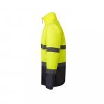 VL THEMIS LARGE. Parka bicolore (190g/m&sup2;), in poliestere (100%), con rivestimento in PU - Grigio/Giallo