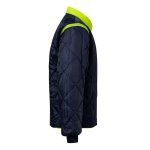 VL JUNO. Parka 4 em 1 bicolor (180g/m&sup2;), em poli&eacute;ster (100%) com revestimento de PU - Azul marinho/Amarelo