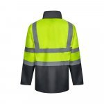 VL JUNO. Parka bicolore 4-in-1 (180g/m&sup2;), in poliestere (100%) con rivestimento in PU - Grigio/Giallo