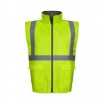 VL JUNO. Parka bicolore 4-in-1 (180g/m&sup2;), in poliestere (100%) con rivestimento in PU - Grigio/Giallo