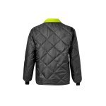 VL JUNO. Parka 4 em 1 bicolor (180g/m&sup2;), em poli&eacute;ster (100%) com revestimento de PU - Cinzento/Amarelo
