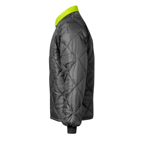 VL JUNO. Parka 4 em 1 bicolor (180g/m&sup2;), em poli&eacute;ster (100%) com revestimento de PU - Cinzento/Amarelo