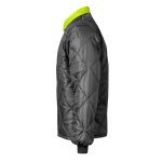 VL JUNO. Parka 4 em 1 bicolor (180g/m&sup2;), em poli&eacute;ster (100%) com revestimento de PU - Cinzento/Amarelo