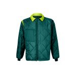 VL JUNO. Parka 4 em 1 bicolor (180g/m&sup2;), em poli&eacute;ster (100%) com revestimento de PU - Verde/Amarelo