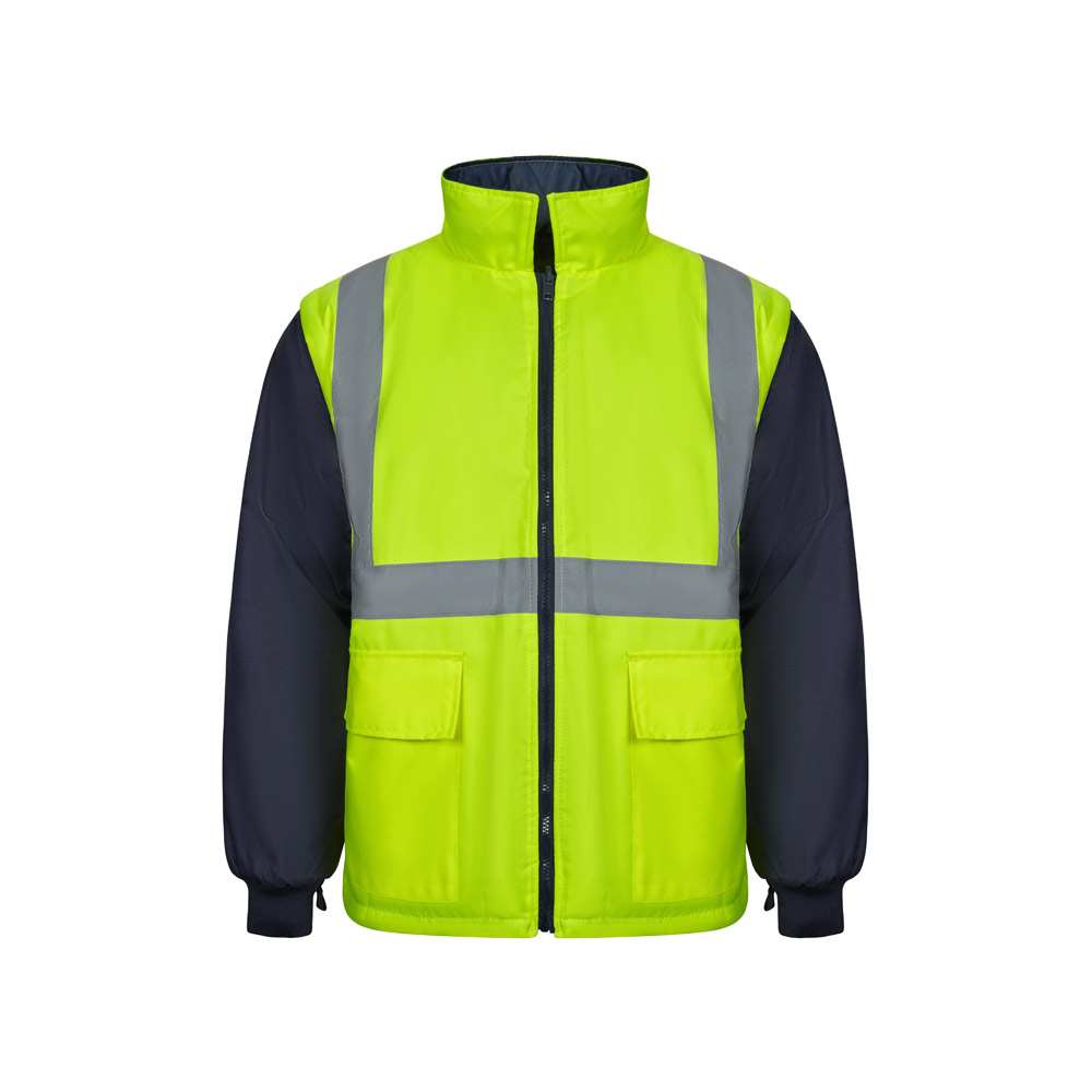 VL JUNO LARGE. Parka bicolore 4-in-1 (180g/m²), in poliestere (100%) con rivestimento in PU