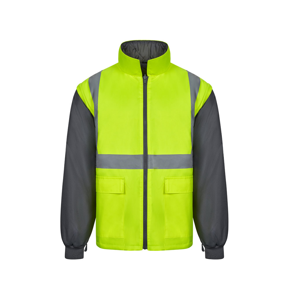 VL JUNO LARGE. Parka bicolore 4-in-1 (180g/m²), in poliestere (100%) con rivestimento in PU