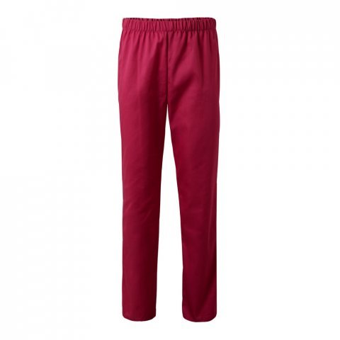 VL APHRODITE. Pantaloni din twill (190g/m&sup2;), din bumbac (35%) și poliester (65%) - Burgundia