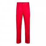 VL MABON. Pantaloni din twill cu mai multe buzunare (200g/m&sup2;), din bumbac (35%) și poliester (65%) - Roșu