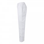 VL MABON. Pantaloni din twill cu mai multe buzunare (200g/m&sup2;), din bumbac (35%) și poliester (65%) - Alb