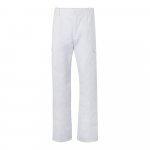 VL MABON. Pantaloni din twill cu mai multe buzunare (200g/m&sup2;), din bumbac (35%) și poliester (65%) - Alb