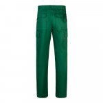 VL MABON. Pantaloni din twill cu mai multe buzunare (200g/m&sup2;), din bumbac (35%) și poliester (65%) - Verde inchis