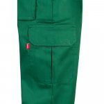 VL MABON. Pantaloni din twill cu mai multe buzunare (200g/m&sup2;), din bumbac (35%) și poliester (65%) - Verde inchis